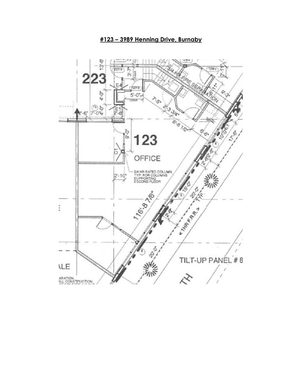 123 - 3989 Henning Drive, Burnaby, BC floorplan