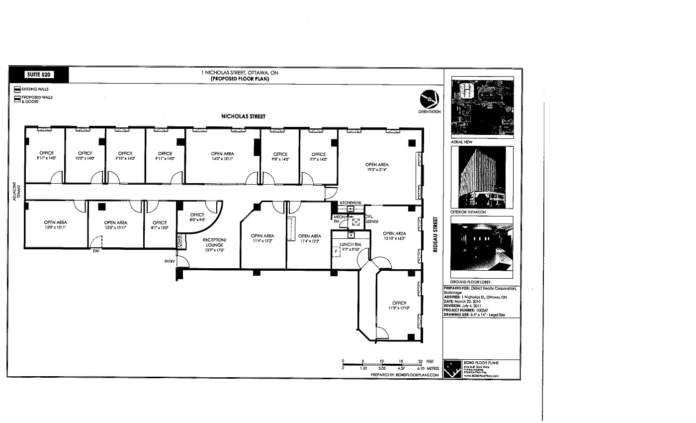 520 - 1 Nicholas Street, Ottawa, ON floorplan