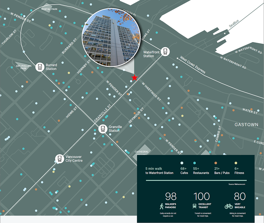 801 - 409 Granville Street, Vancouver, BC