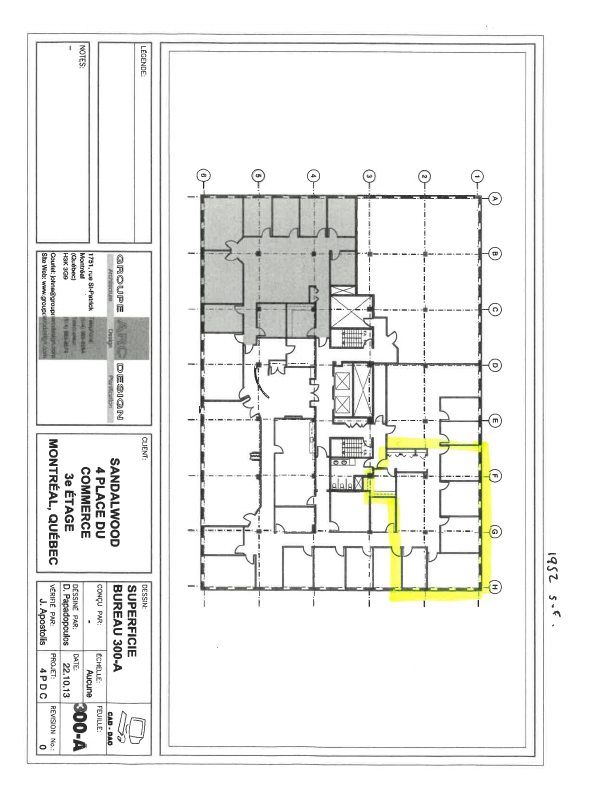 0316 - 4 Place du Commerce, Montréal, QC floorplan