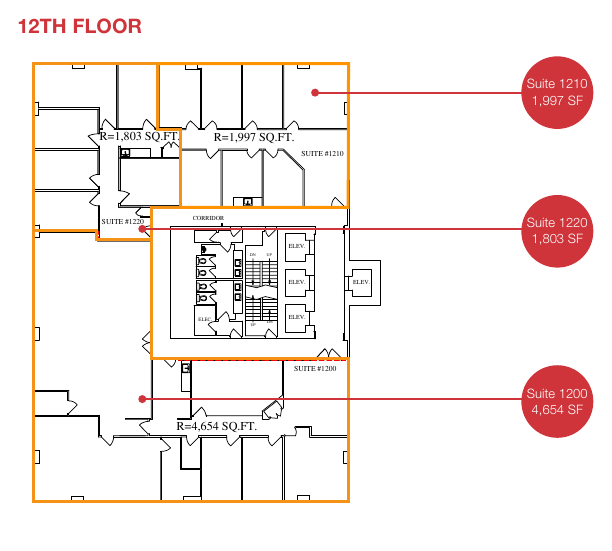 1210 - 633 6 Avenue Southwest, Calgary, AB floorplan