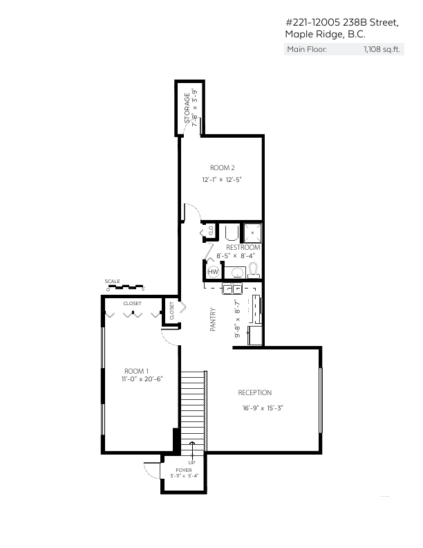 221 - 12005 238B Street, Maple Ridge, BC floorplan