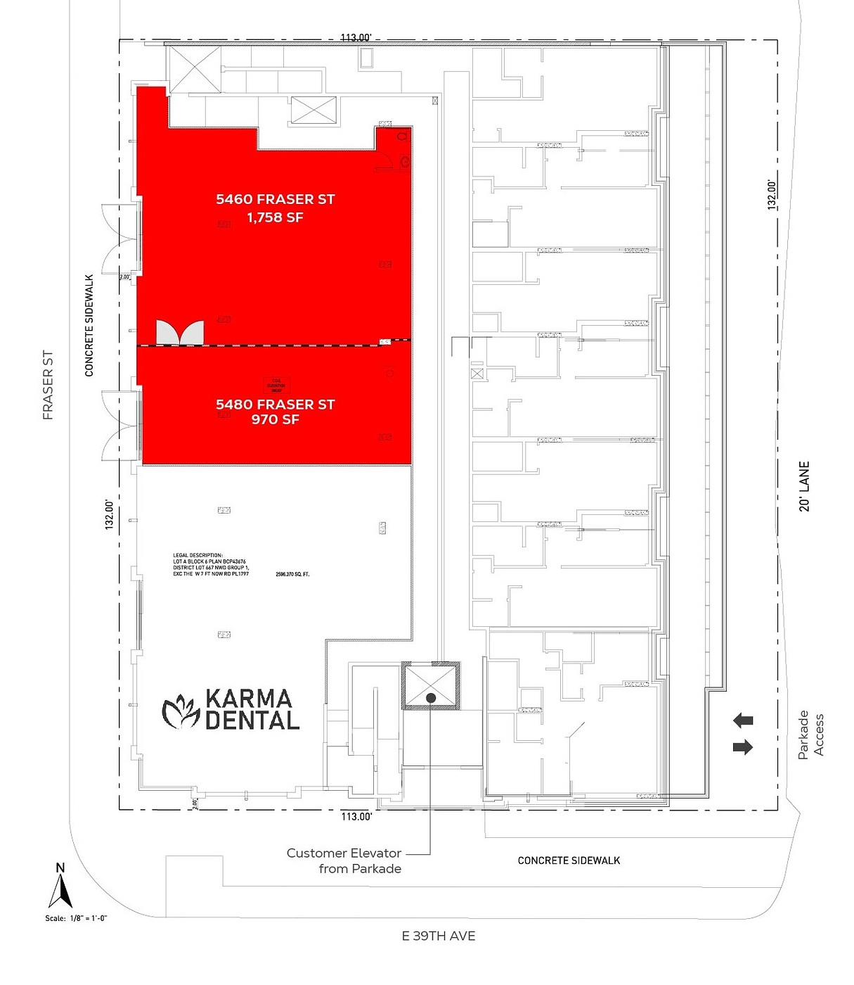5460, 5480 - Fraser Street, Vancouver, BC floorplan