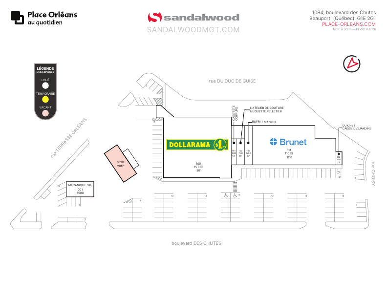 1098 - 1094 Boulevard des Chutes, Québec, QC floorplan