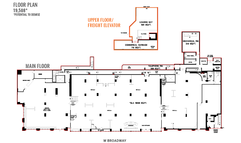 18 West Broadway, Vancouver, BC floorplan