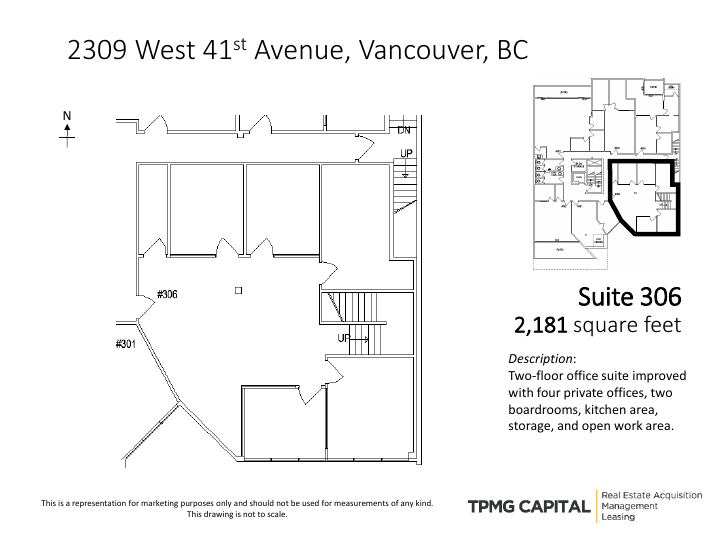 306 - 2309 West 41st Avenue, Vancouver, BC floorplan