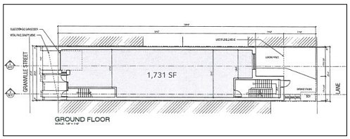 1014 Granville Street, Vancouver, BC floorplan