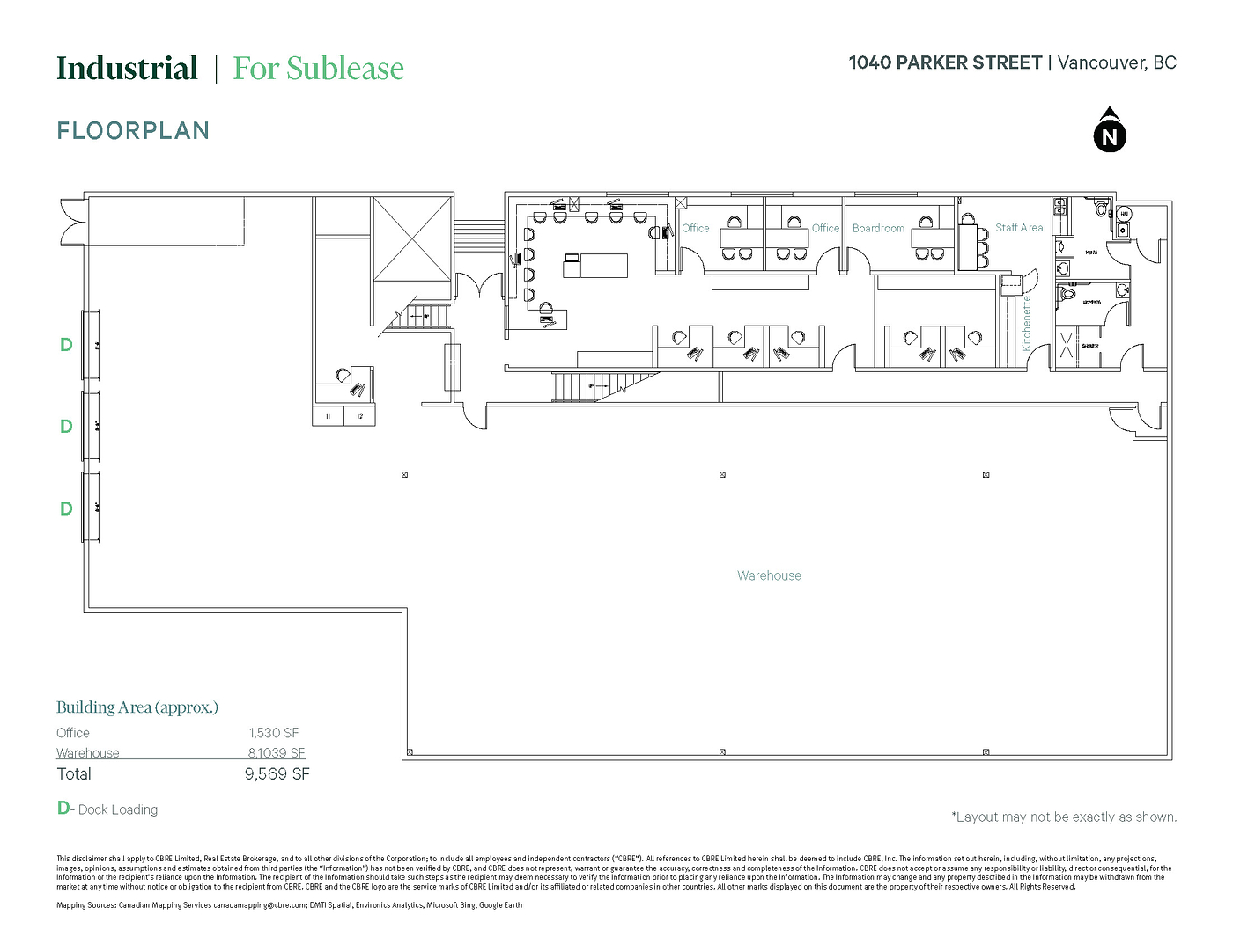 1040 Parker Street, Vancouver, BC floorplan