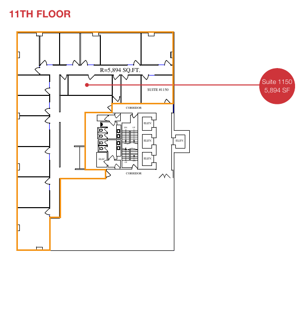 1150 - 633 6 Avenue Southwest, Calgary, AB floorplan