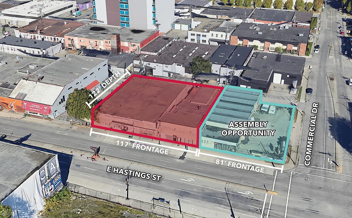 1661 & 1671 - 1671 East Hastings Street, Vancouver, BC