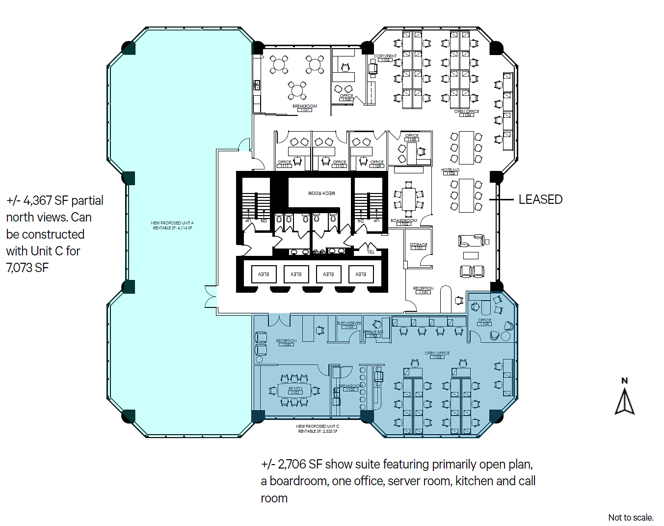 1100 - 333 Seymour St, Vancouver, BC floorplan