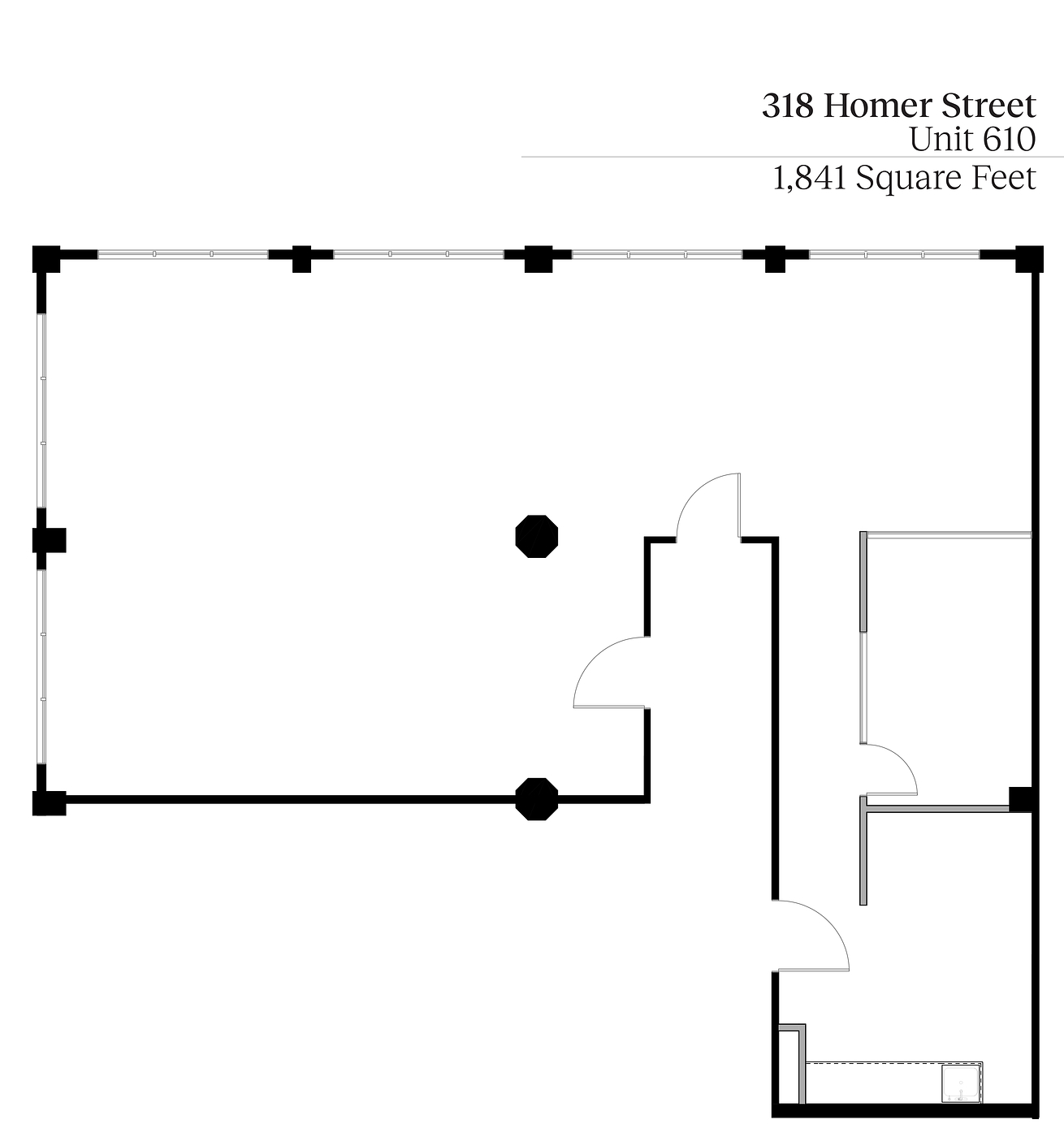 610 - 318 Homer Street, Vancouver, BC floorplan