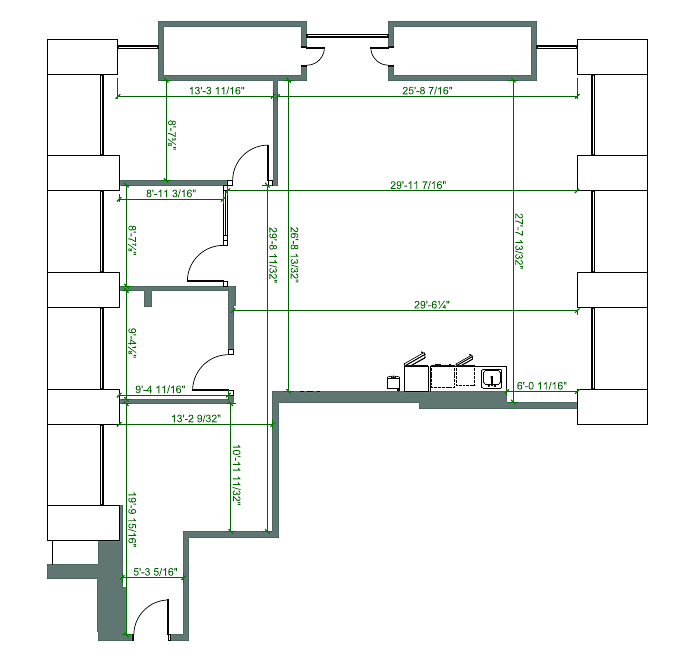260 - 1075 W Georgia St, Vancouver, BC floorplan