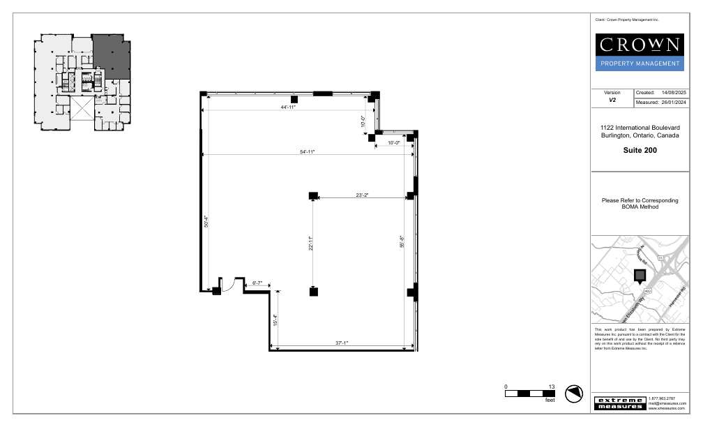 200 - 602-1122 International Boulevard, Burlington, ON floorplan