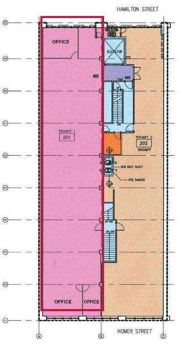 201 - 1062 Homer Street, Vancouver, BC floorplan