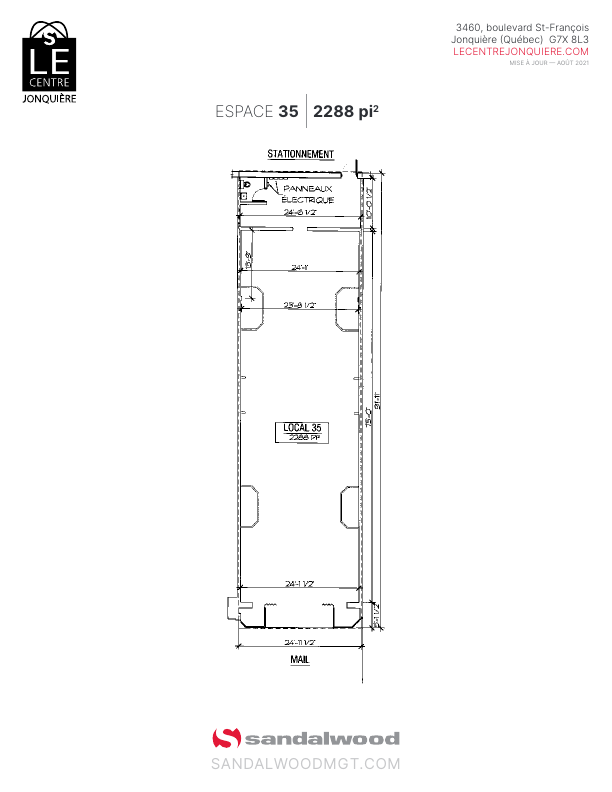 0035 - 3460 Boulevard Saint François, Saguenay, QC floorplan