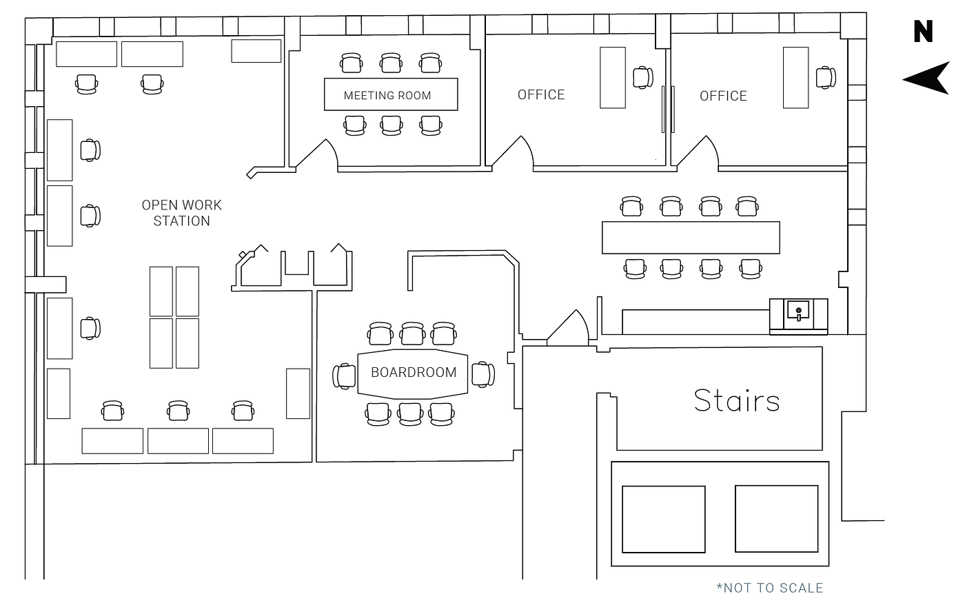 210 - 1201 W Pender St, Vancouver, BC floorplan
