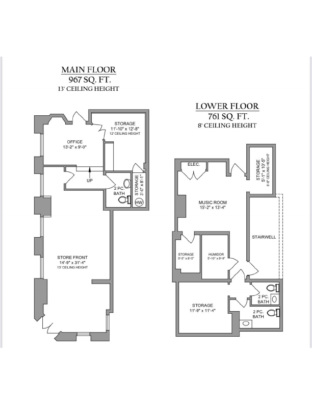 1 - 501 Pandora Avenue, Victoria, BC floorplan