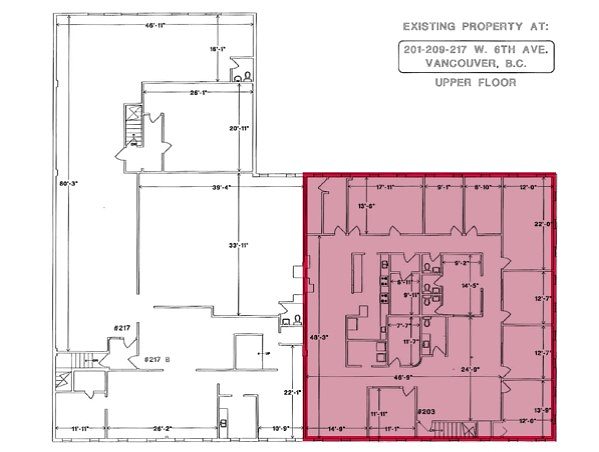 203 W 6th Ave, Vancouver, BC floorplan