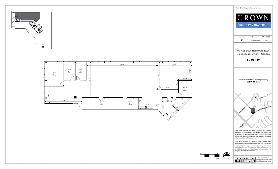 410 - 90 Matheson Boulevard West, Mississauga, ON floorplan