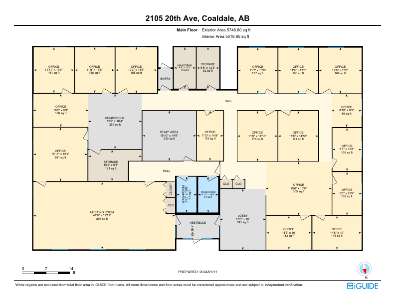 2105 20th Avenue, Coaldale, AB floorplan