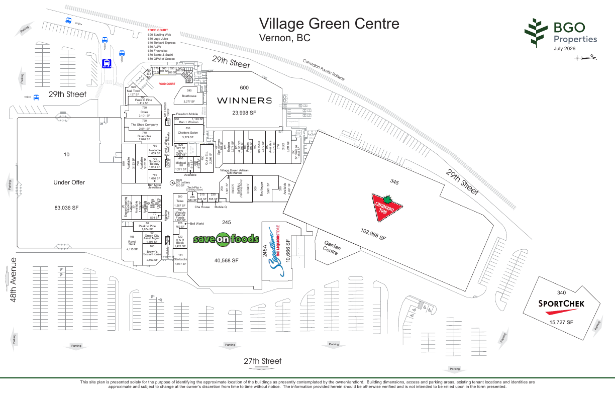 0760 - 4900 27 Street, Vernon, BC floorplan