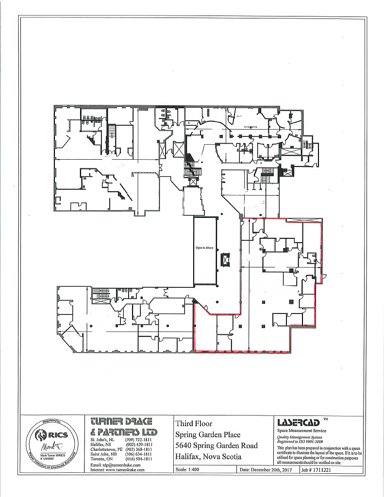 403 - 5640 Spring Garden Rd, Halifax, NS floorplan
