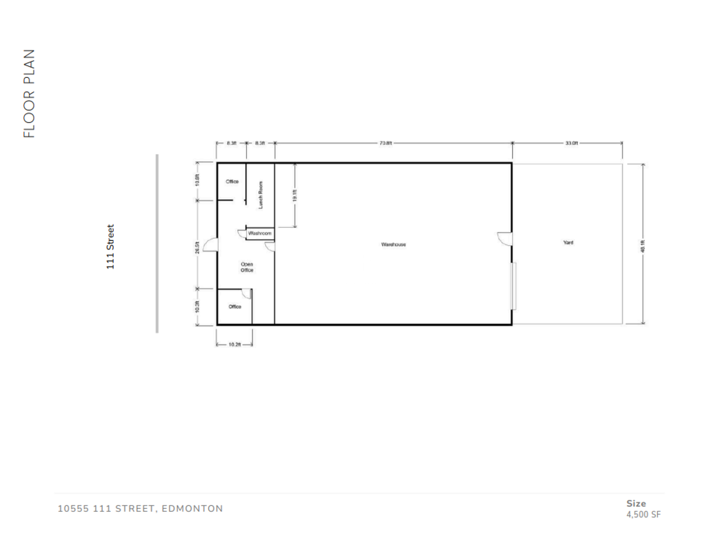 10555 111 Street Northwest, Edmonton, AB floorplan