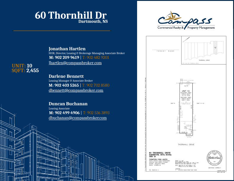 10 - 60 Thornhill Drive, Dartmouth, NS floorplan