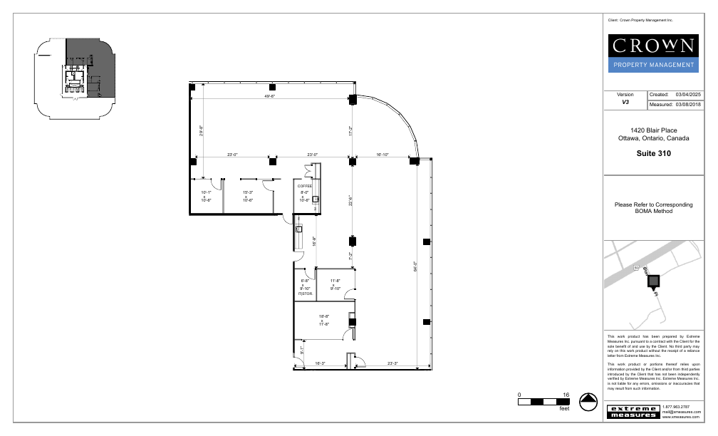 310 - 700-1420 Blair Towers Place, Ottawa, ON floorplan