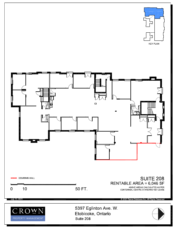 208 - 5397 Eglinton Avenue West, Toronto, ON floorplan