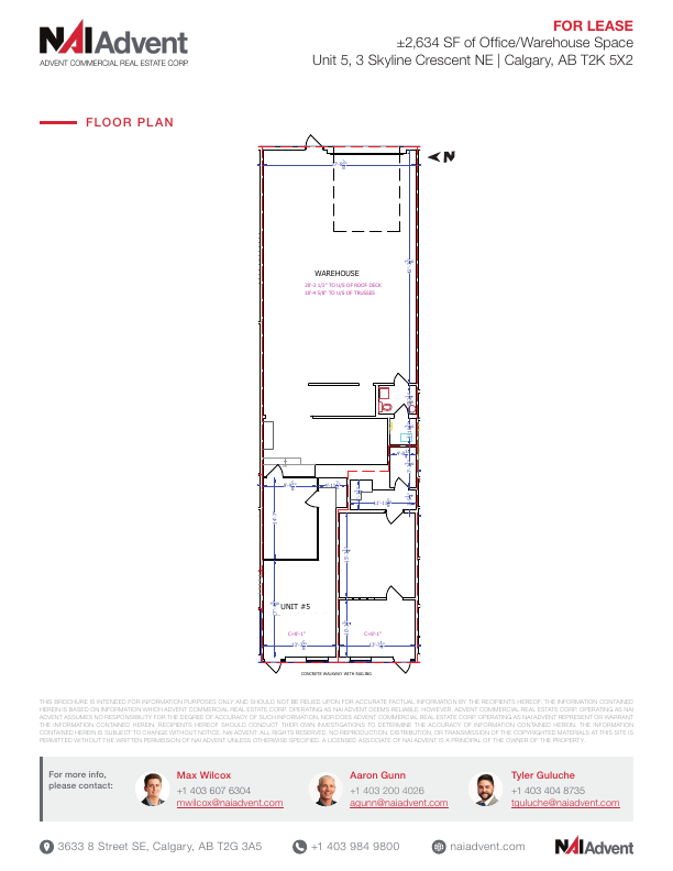 5 - 3 Skyline Crescent Northeast, Calgary, AB floorplan
