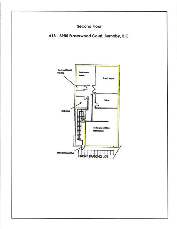 2nd Floor - #18 - 8980 Fraserwood Court, Burnaby, BC floorplan