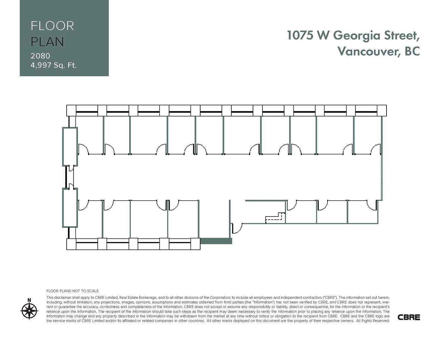 2080 - 1075 W Georgia St, Vancouver, BC floorplan