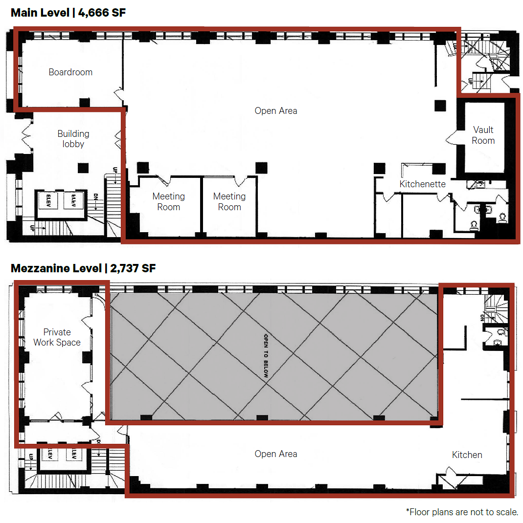 Main & Mezz - 402 W Pender St, Vancouver, BC floorplan