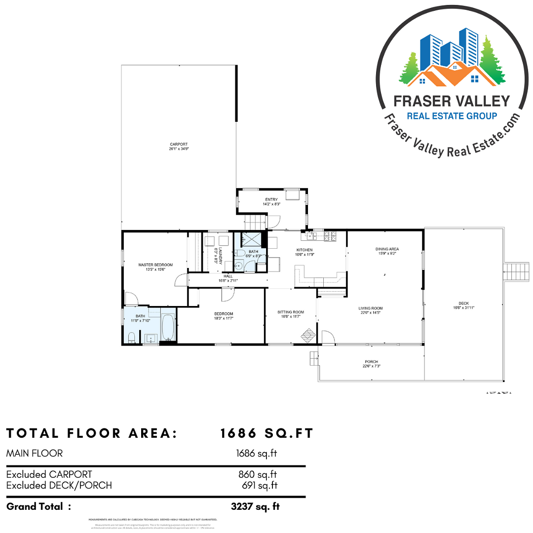 3975 Bourne Road, Chilliwack, BC floorplan