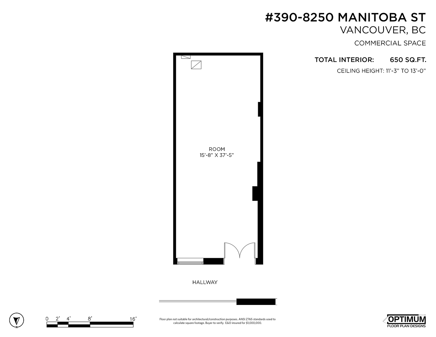 390 - 8250 Manitoba Street, Vancouver, BC floorplan