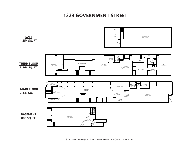 1323 Government Street, Victoria, BC floorplan