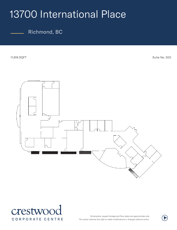 300 - Bldg 2 - 13700 International Place, Richmond, BC floorplan