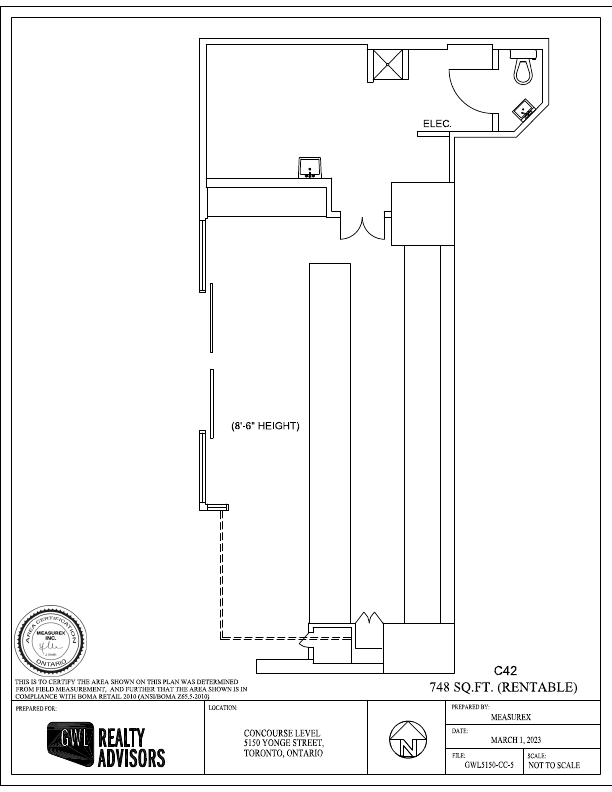 C42A - 5160 Yonge Street, Toronto, ON floorplan