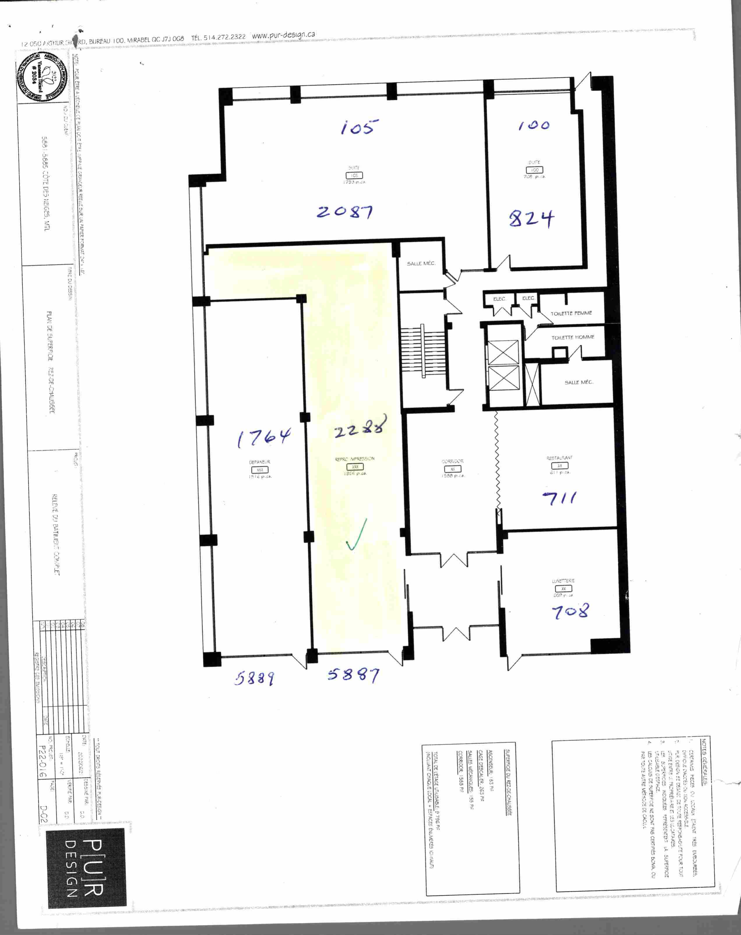 5887 Chemin de la Côte-des-Neiges, Montréal, QC floorplan
