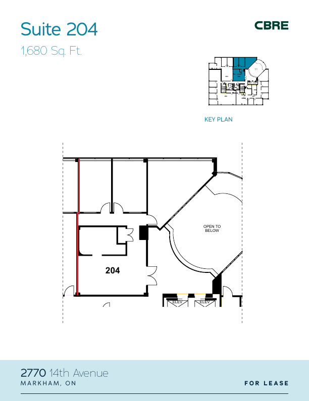 204 - 2770 14th Avenue, Markham, ON floorplan