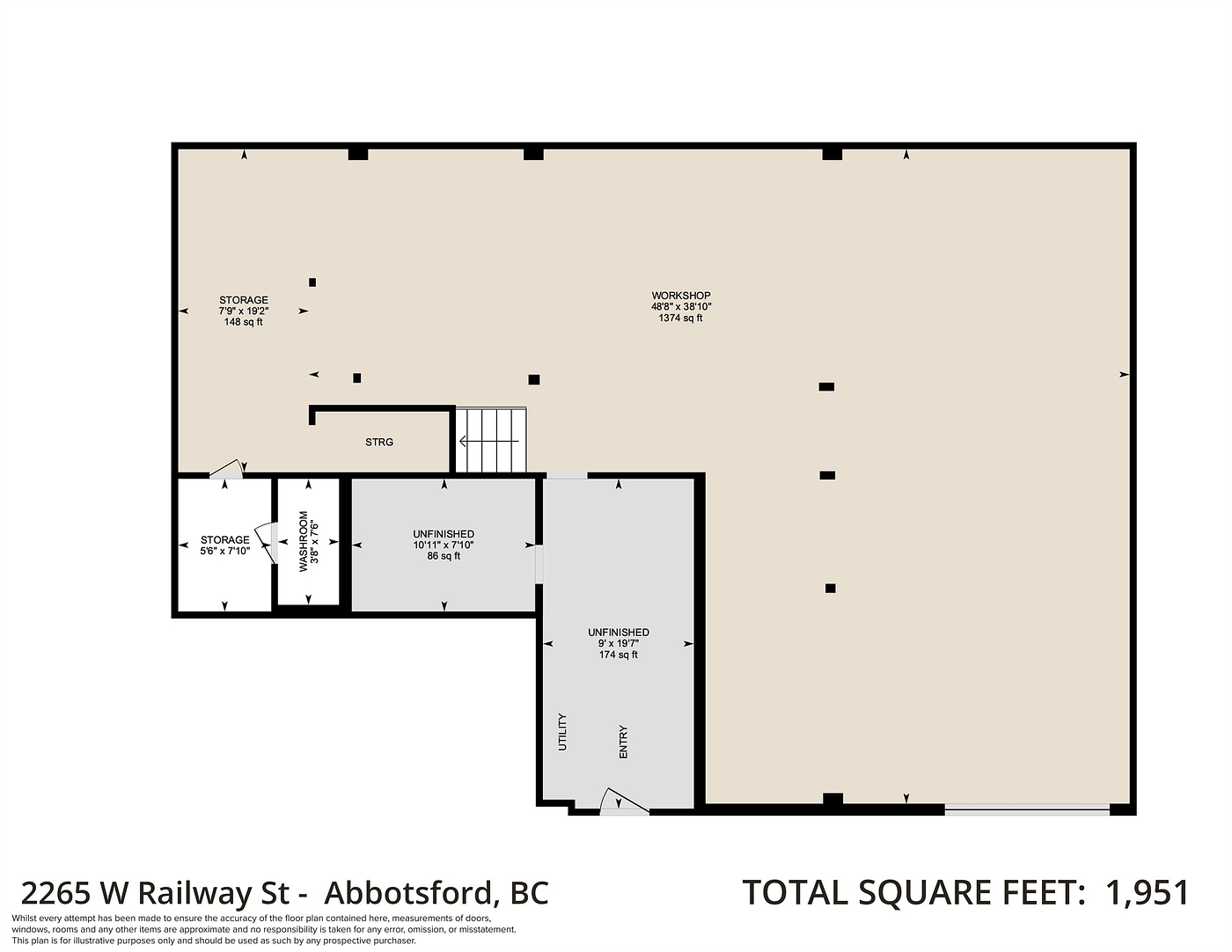 2265 West Railway Street, Abbotsford, BC floorplan