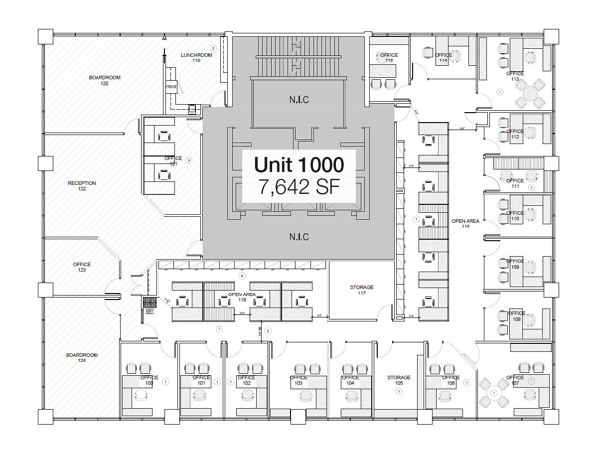 1000 - 595 Howe St, Vancouver, BC floorplan