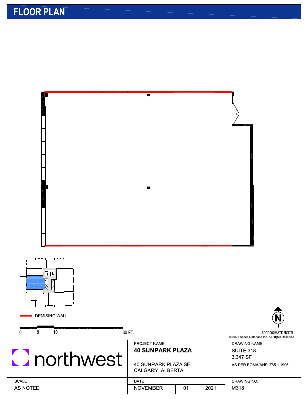 318 - 40 Sunpark Plaza SE, Calgary, AB floorplan