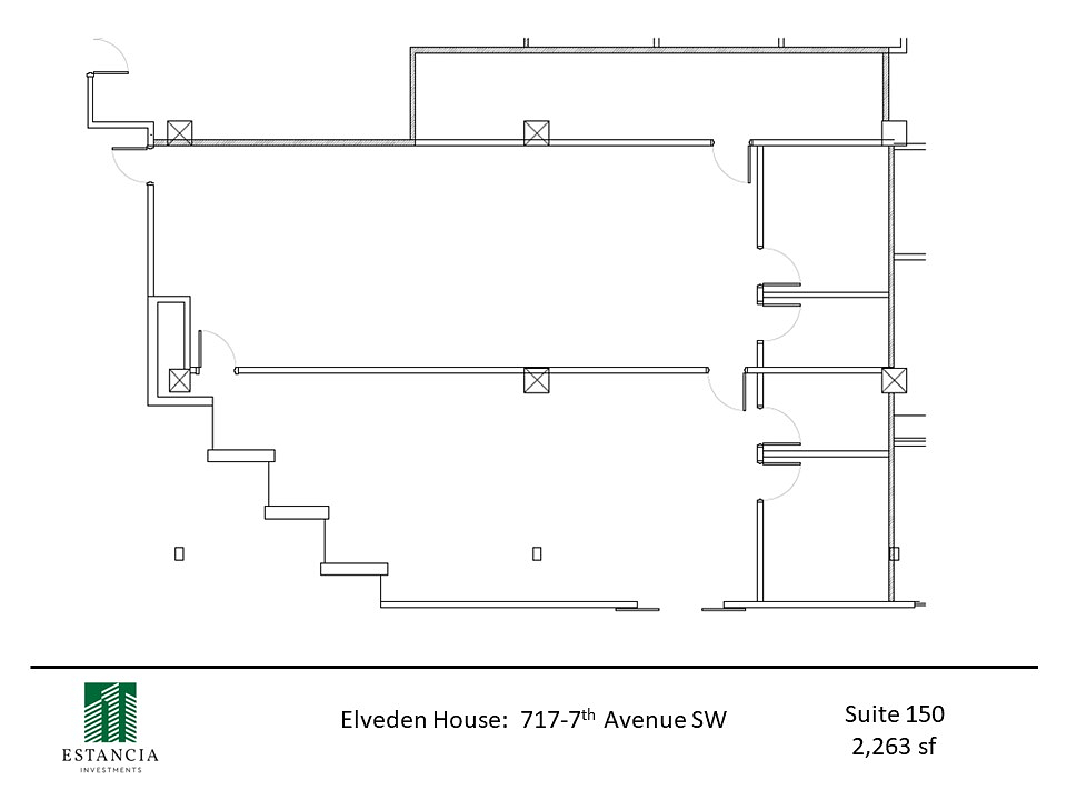 150 - 717 7 Avenue Southwest, Calgary, AB floorplan