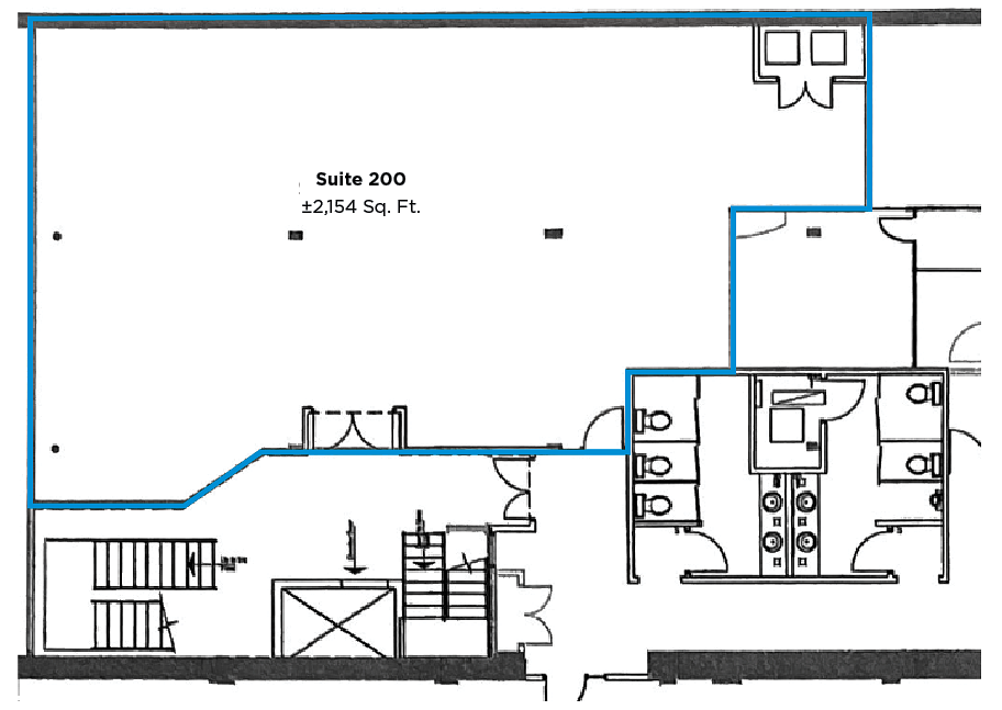 200 - 10217 106 Street, Edmonton, AB floorplan