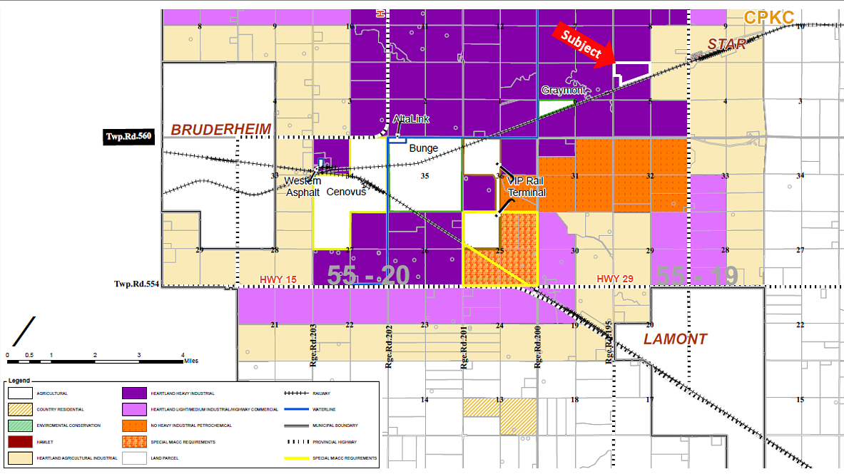Lamont Industrial Park Land, Lamont County, AB