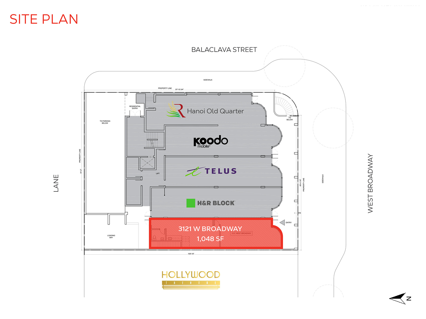 3121 West Broadway, Vancouver, BC floorplan
