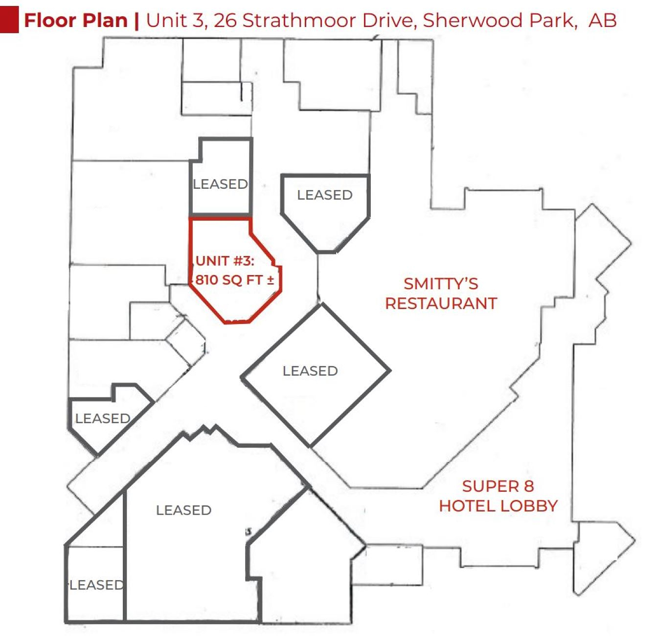 3 - 26 Strathmoor Drive, Sherwood Park, AB floorplan